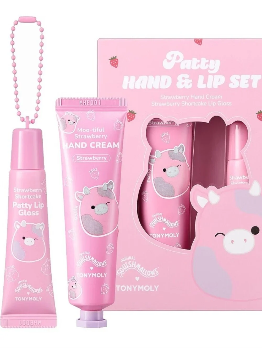 Tony Moly Squishmallow Hand Cream & Lip Gloss